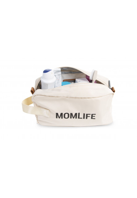 Toaletná taška Momlife Off White Black