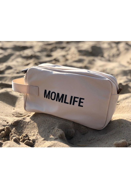 Toaletná taška Momlife Off White Black