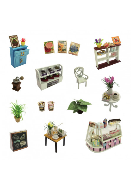 miniatúra domčeka Kaviareň