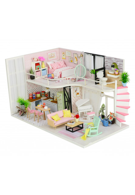 miniatúra domčeka Dom Anniny ružové melódie