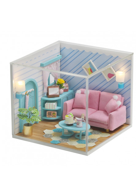miniatúra domčeka Slnečná obývacia izba