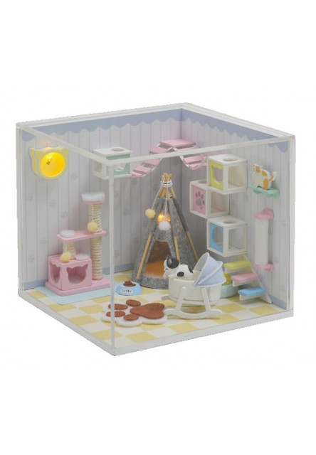 miniatúra domčeka Domov mačičky Mňau