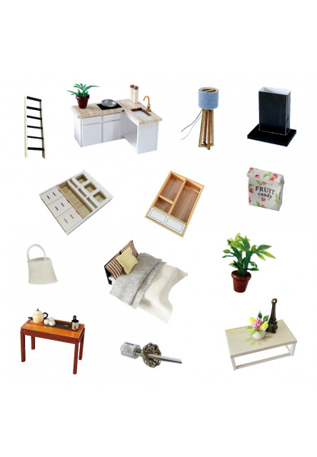 miniatúra domčeka Dom šťastia