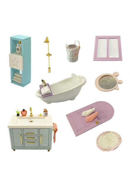 miniatúra domčeka Útulná kúpeľňa