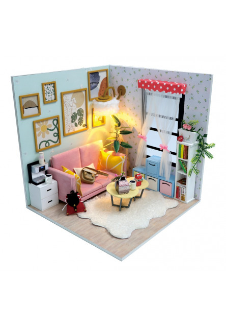 miniatúra domčeka Obývacia izba Slnečný lúč