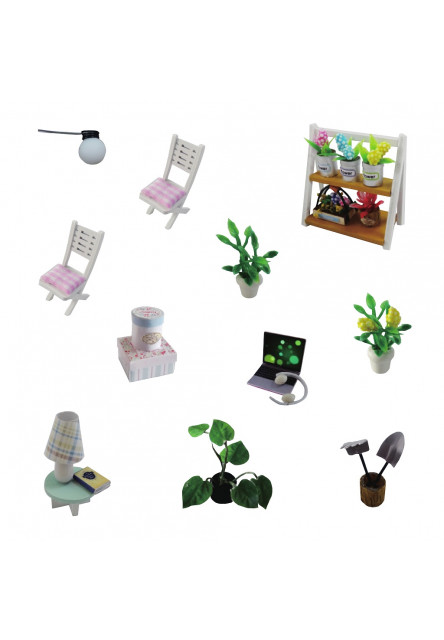 miniatúra domčeka Ružový dom