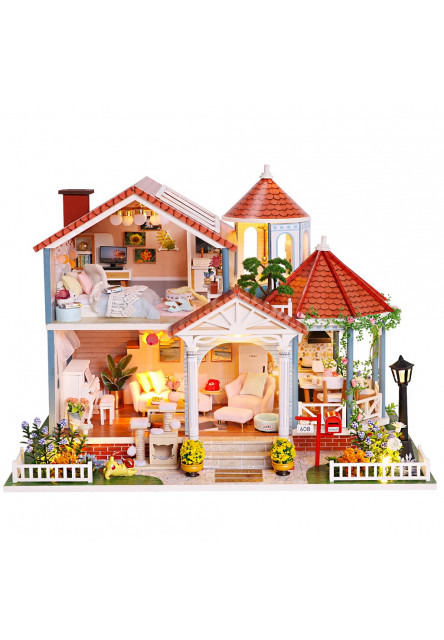 miniatúra domčeka Dom farebné glazúry