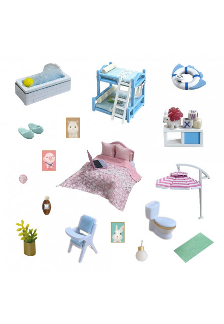 miniatúra domčeka Rozprávkový zámok