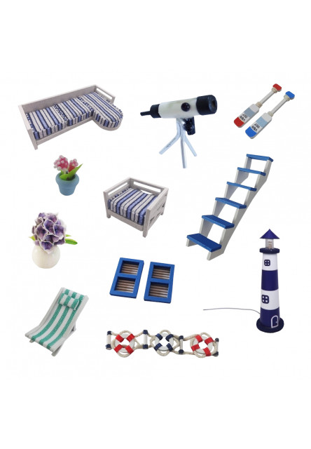 miniatúra domčeka U Modrého pobrežia