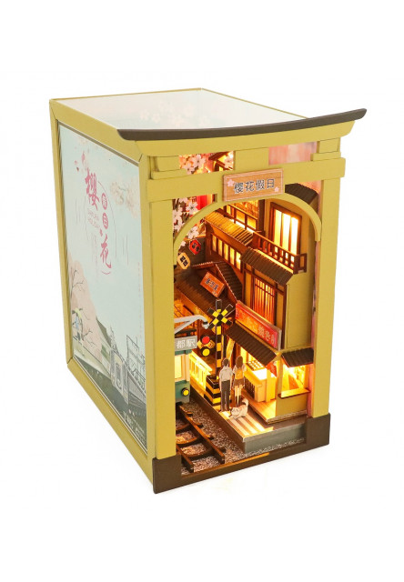 Zarážka na knihy Miniatúra domčeka Sakurové prázdniny