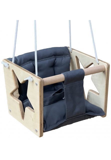 Drevená hojdačka Hviezda