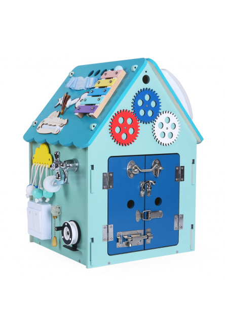 Activity board Domček modrý