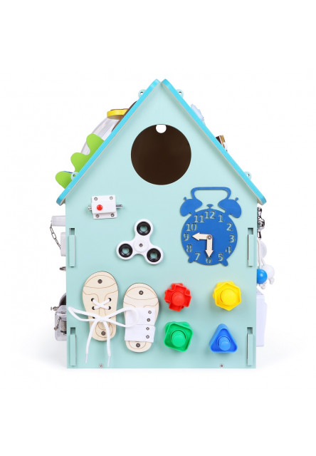 Activity board Domček modrý