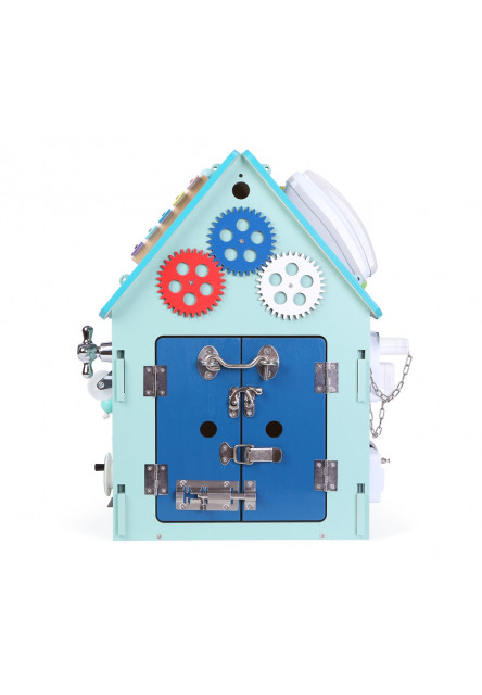 Activity board Domček modrý