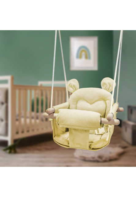 Hojdačka Macko béžová