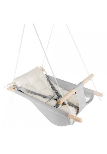 Hojdačka pre najmenších šedá