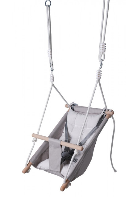 Hojdačka pre najmenších šedá