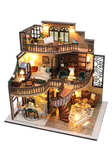 miniatúra domčeka Pavilón stavby snov - poškodený obal