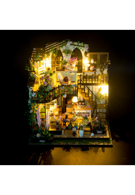 Miniatúra domčeka Darcyin kvetinový dom