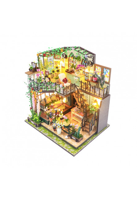 Miniatúra domčeka Darcyin kvetinový dom