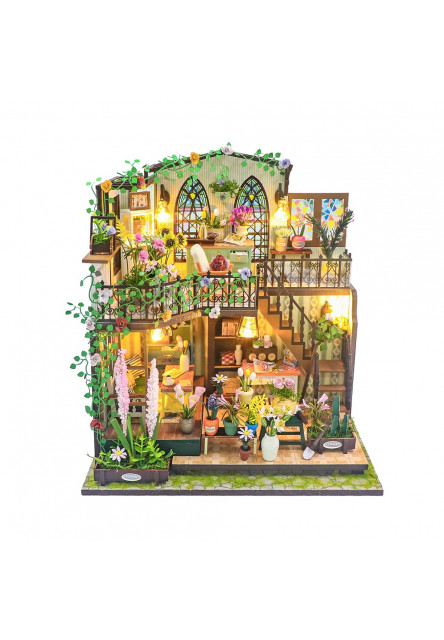 Miniatúra domčeka Darcyin kvetinový dom