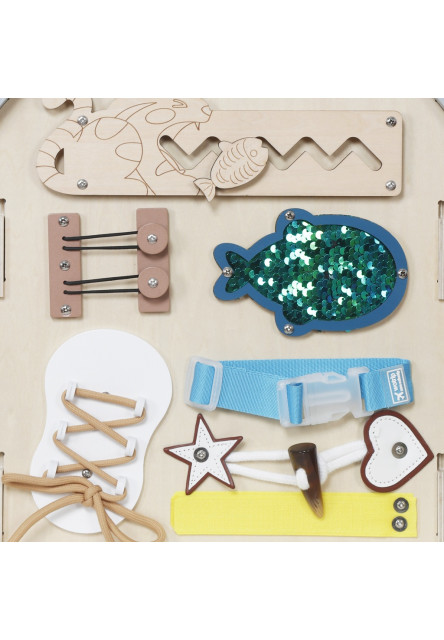 Activity board Domček šedý