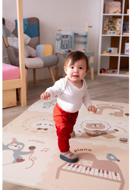 Podložka na hranie Zvieracia párty 9 dielov