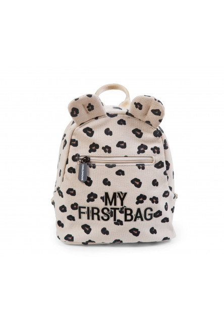 Detský batoh My First Bag Canvas Leopard Childhome