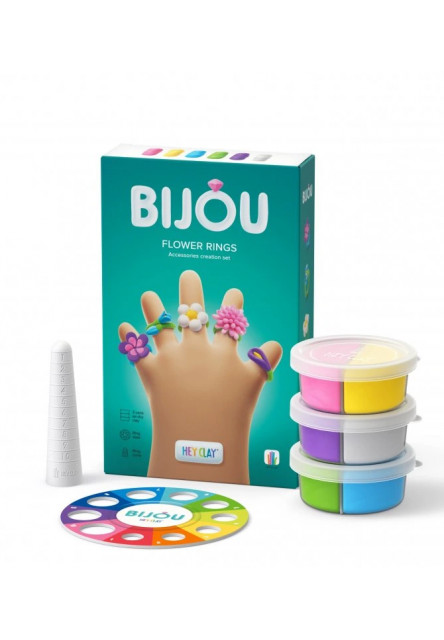 Hey Clay Bijou kvetinové prstienky
