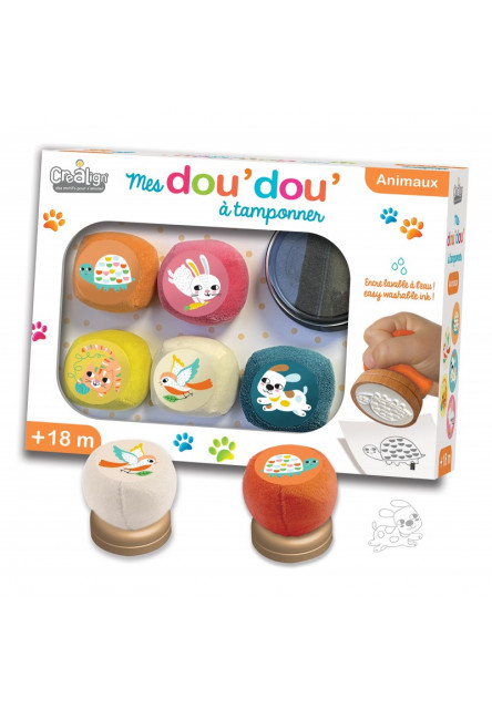 Plyšové pečiatky pre najmenších Zvieratká