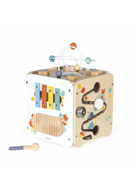 Pure Drevená motorická kocka s aktivitami