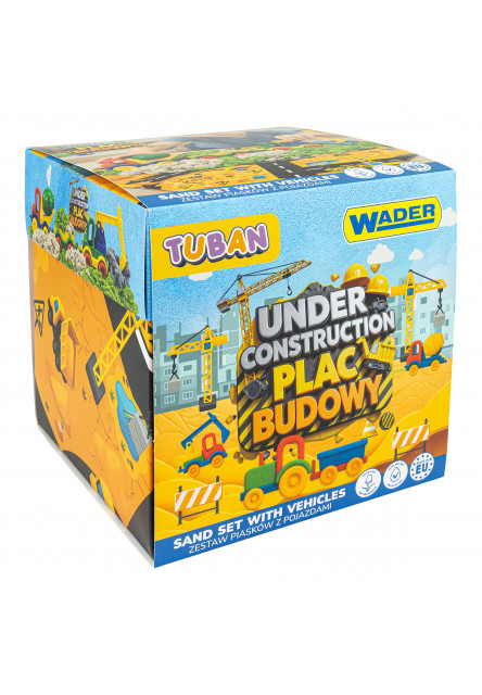 Kreatívny set Dynamický piesok Na stavbe