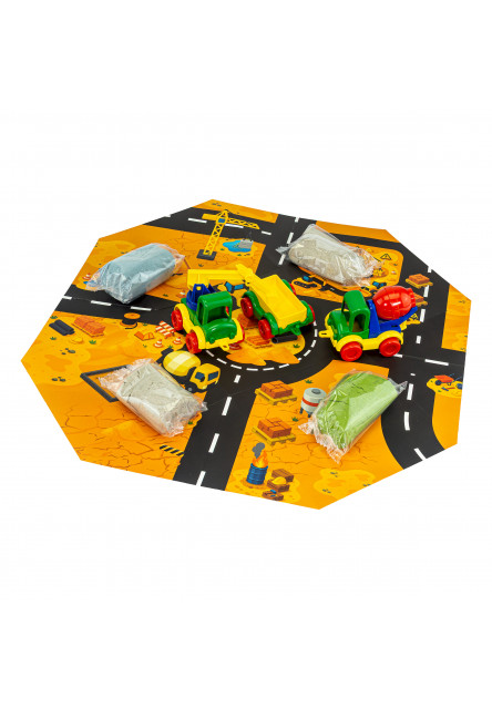 Kreatívny set Dynamický piesok Na stavbe