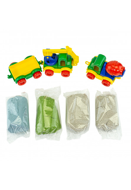 Kreatívny set Dynamický piesok Na stavbe