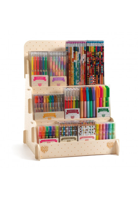 Drevený display na produkty Lovely Paper