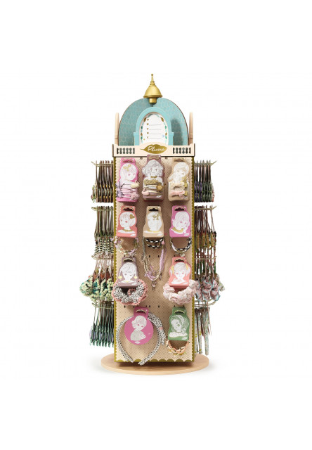 Veľký display pre šperky a vlasové doplnky Plume