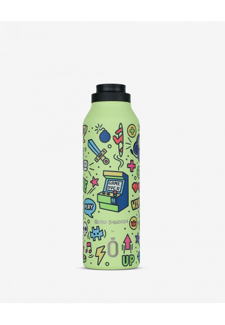 Termofľaša Mii 600 ml Retro Gamer Sharp Green