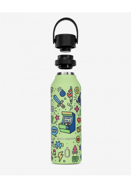 Termofľaša Mii 600 ml Retro Gamer Sharp Green