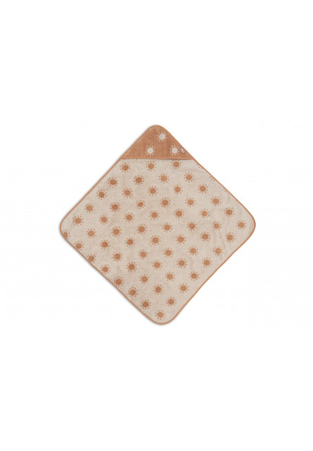 Osuška s kapucí froté 75x75 cm Jacquard Sun