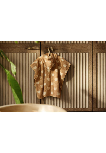 Osuška pončo froté Jacquard Teddy Bear