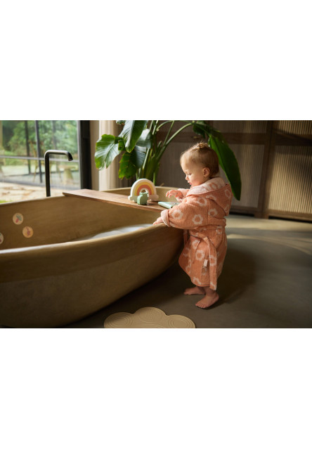 Župan froté 1-2 roky Jacquard Flower