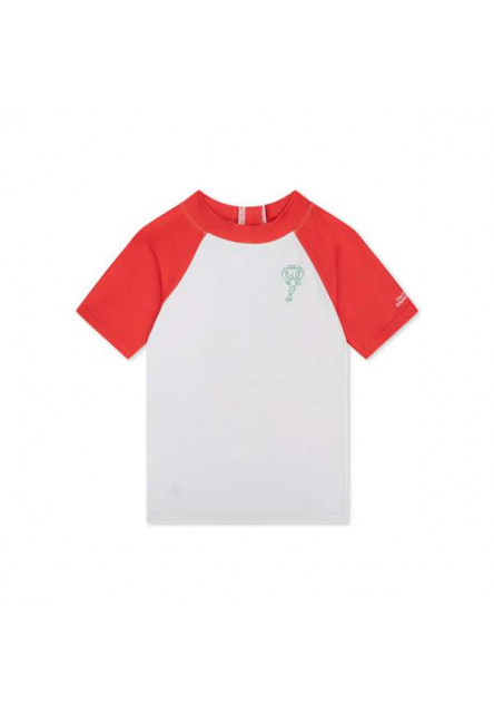 Kúpacie tričko s UPF 50+ Catch of the Day Červená