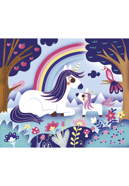 Atelier Kreatívna sada Mini Jednorožci Vyškrabovanie a Lapač slnka