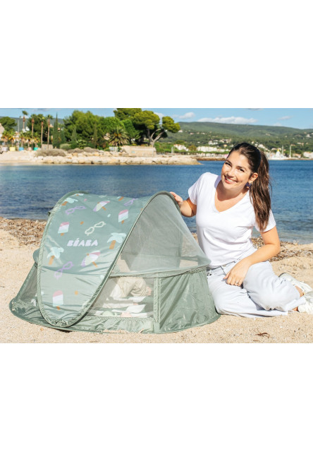Plážový stan s ohrádkou anti-UV Seagrass