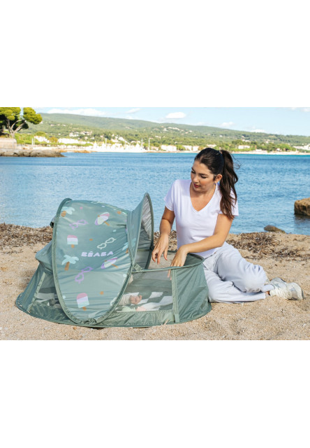Plážový stan s ohrádkou anti-UV Seagrass