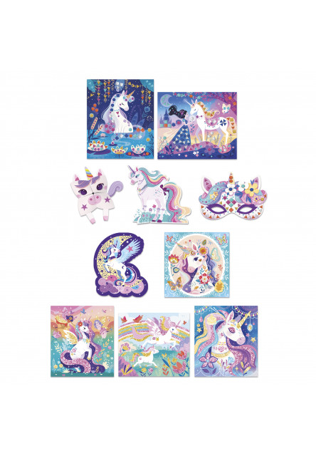 Atelier Sada Maxi XXL s mnohými aktivitami Jednorožec od 5 rokov