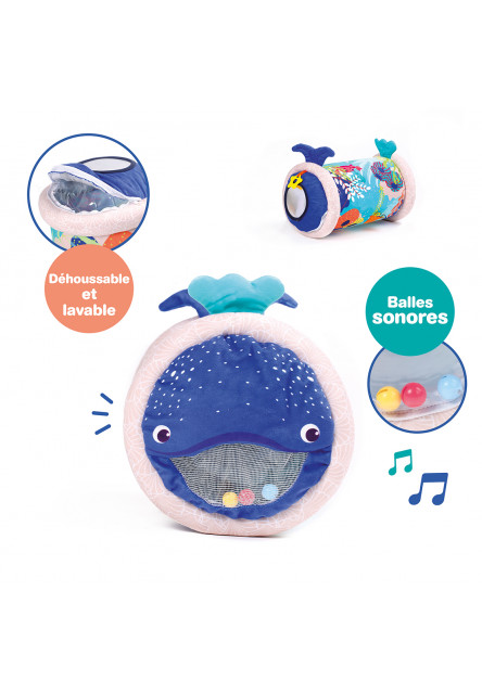 Nafukovací valec s aktivitami Veľryba