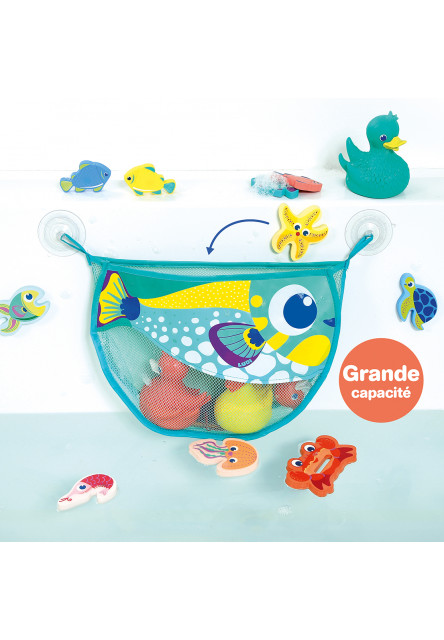Kôš na hračky do kúpeľne Ryba