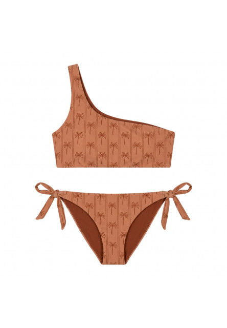 Dámske jednoramenné bikini s UPF 50+ Palm Tree