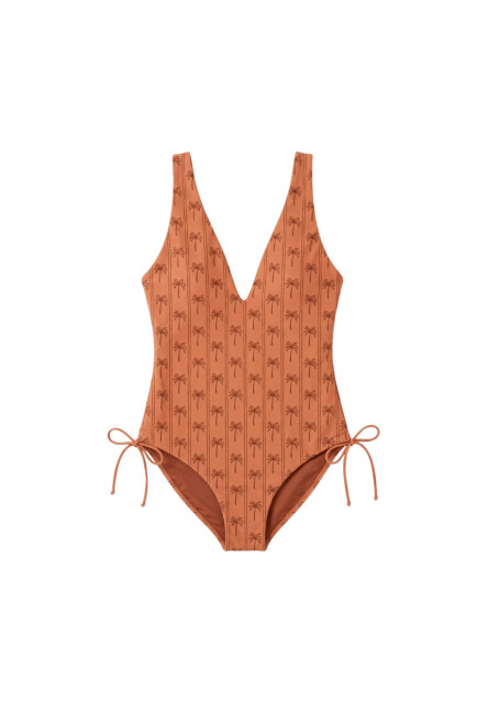 Dámske jednodielne plavky s UPF 50+ Palm Tree